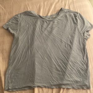 Light blue flowy shirt